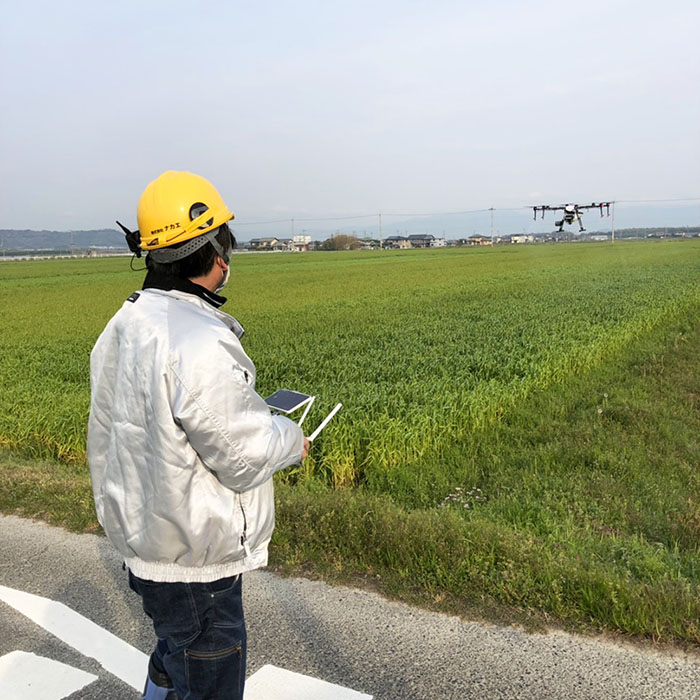 ドローン防除 麦防除