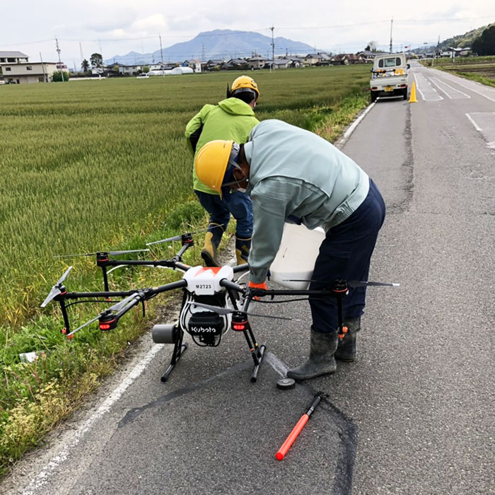 ドローン業務 薬剤補充