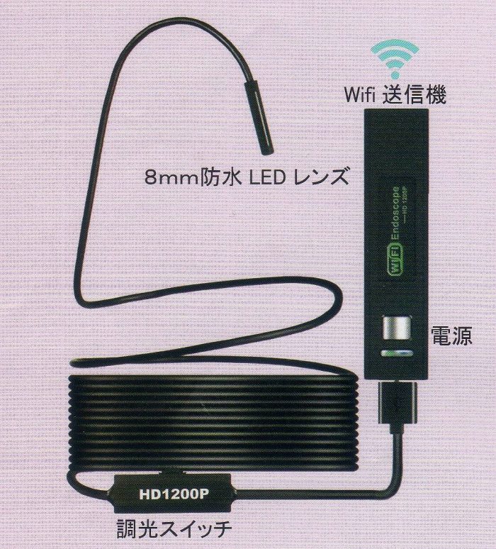 検査用内視鏡カメラ 株式会社ナカエ