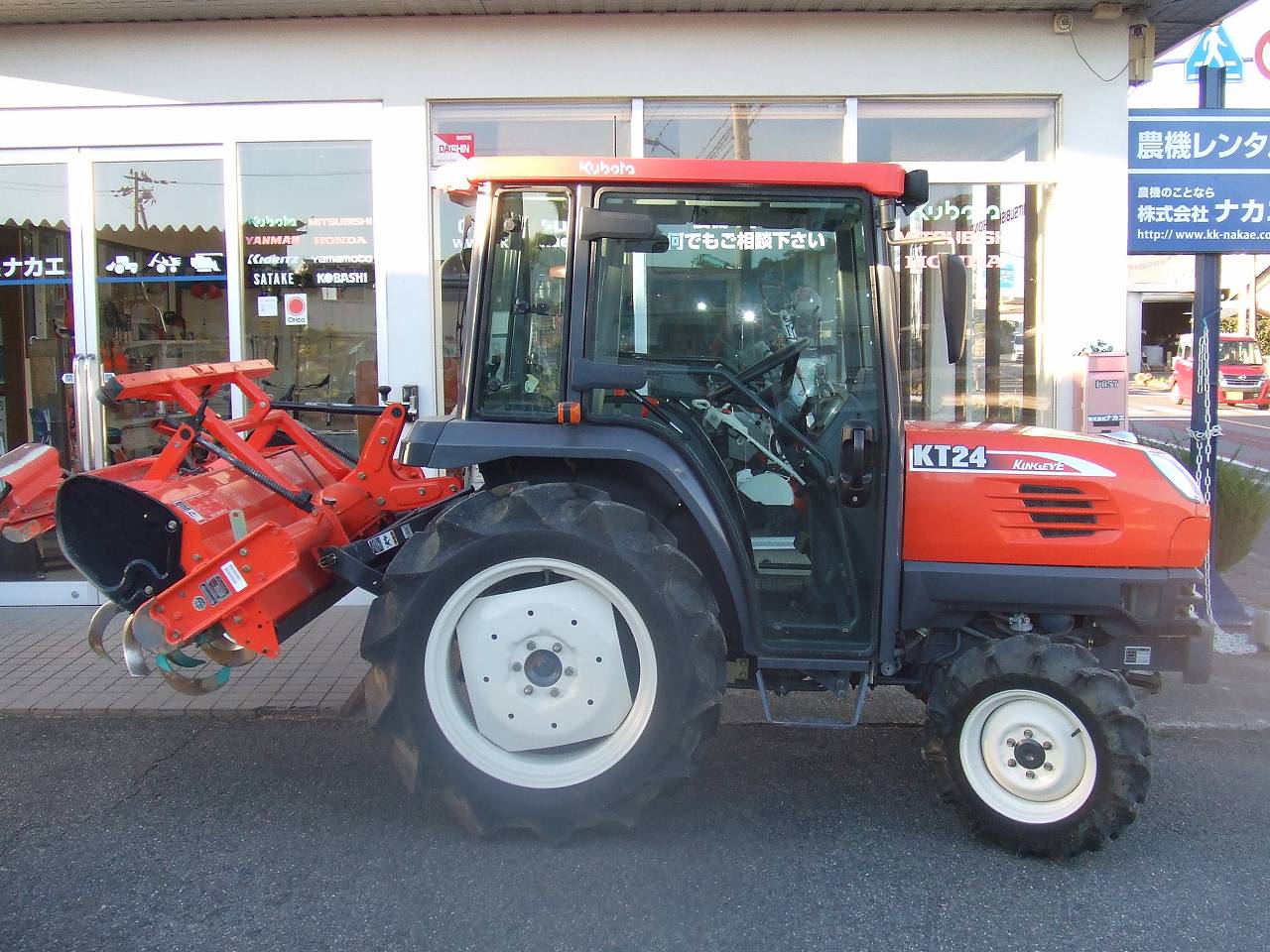 sold outクボタ KT24 24馬力トラクター 522時間 HST変速 キャノピー
