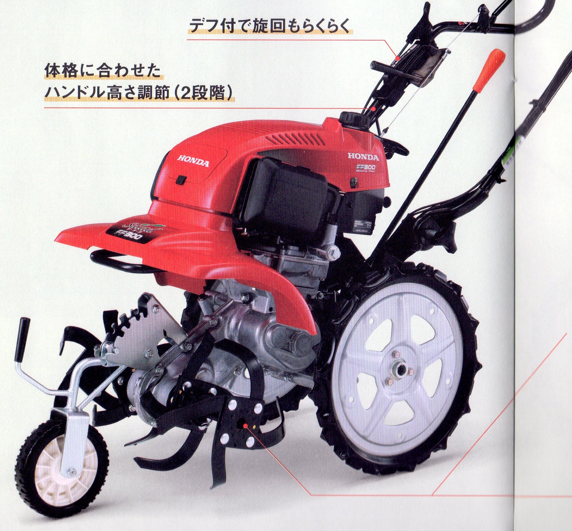 ホンダ 耕運機 カセットボンベ耕運機 サラダCG FFV300L  納期：未定 - 9